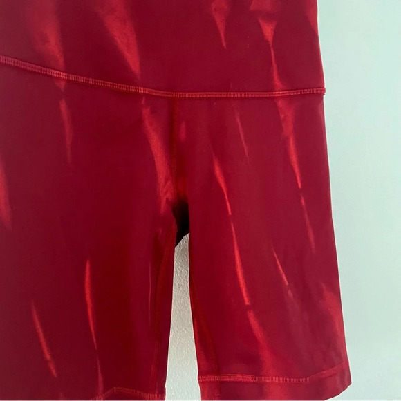 Lululemon Wunder Train High-Rise Short 8" red size 4 - Picture 2 of 11